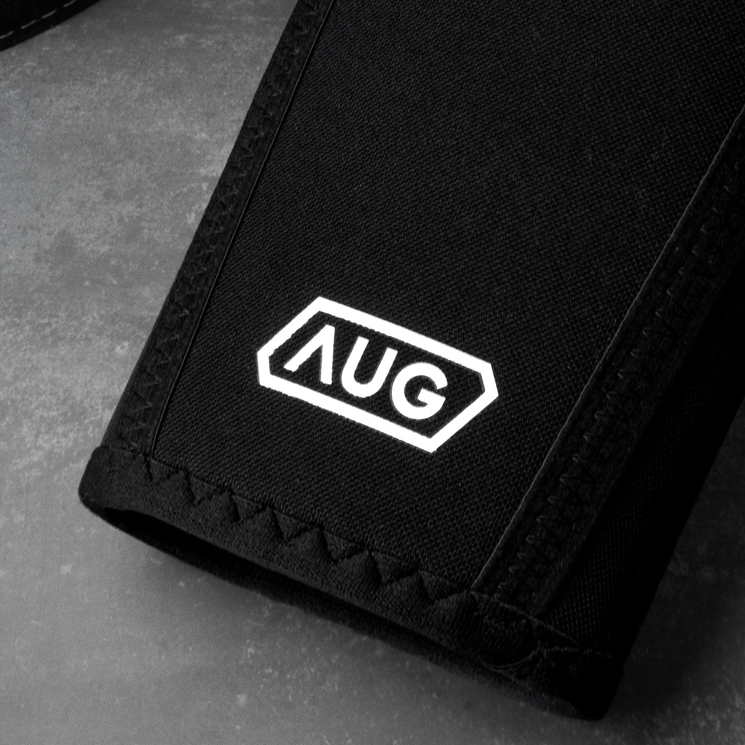 Augments Elbow Sleeves with 7mm and 5mm neoprene for compression, rebound, and joint support.